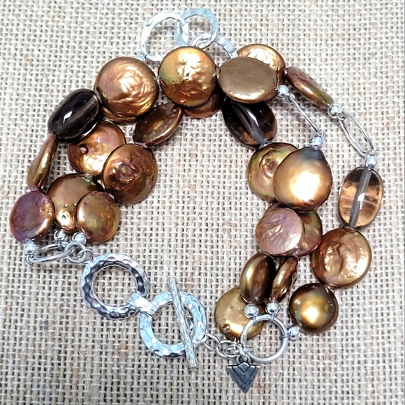 SILPADA | Bronze Coin Bracelet, B1850 - Picture 1 of 4